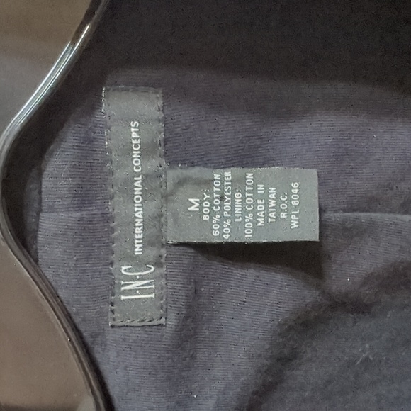 INC Navy Blazer Jacket - Picture 6 of 8